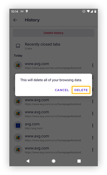How to delete search sales history on youtube iphone